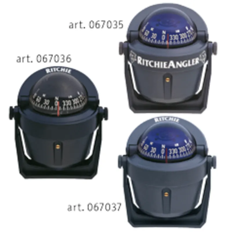 Ritchie Kompass Modell 'Explorer Ra-91', 12v, Bügelkompass, Rose Ø69,9mm/5°, Ritchie Angler