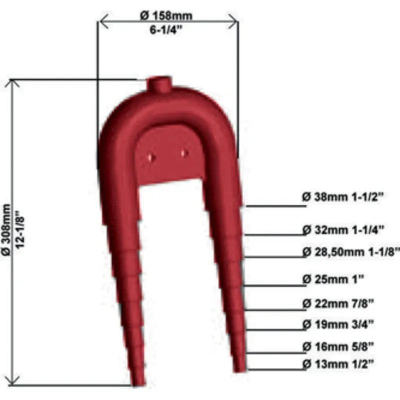 Kunststoff Kühlwasserkreisbelüfter, mit Deckel, Schlauchanschluß Ø13 Bis 38mm