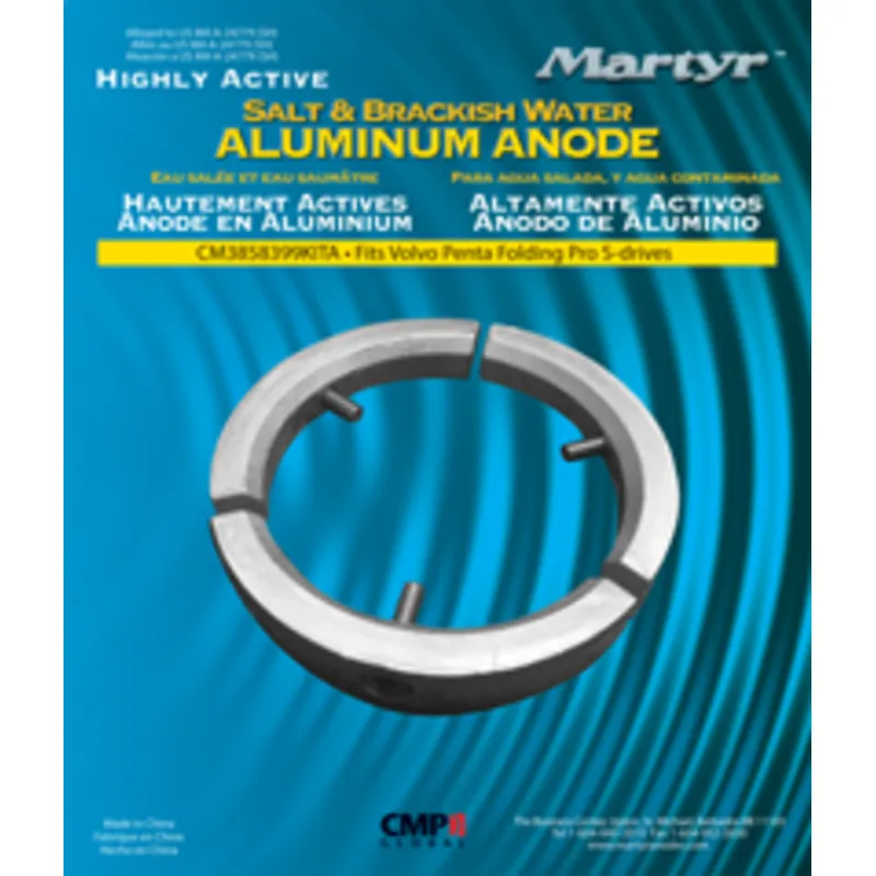 Magnesium Anodensatz, Volvo Folding Prop 3-Blads