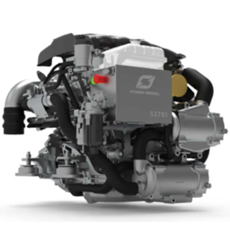 Hyundai Schiffsdiesel S270j (Wasserjet) Turbo & Intercooler, mit Zf-Wendegetriebe Zf63c, 270ps, 12v, Dynamo 150a
