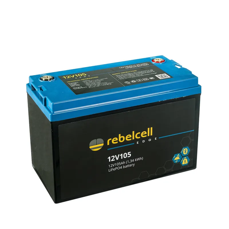 Rebelcell 12V105 EDGE LiFePO4 Batterie (1,34 kWh)