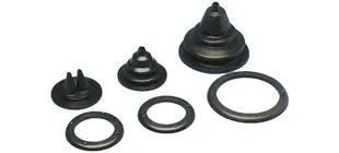 Kabeldurchführungen mit Balge und Montagering