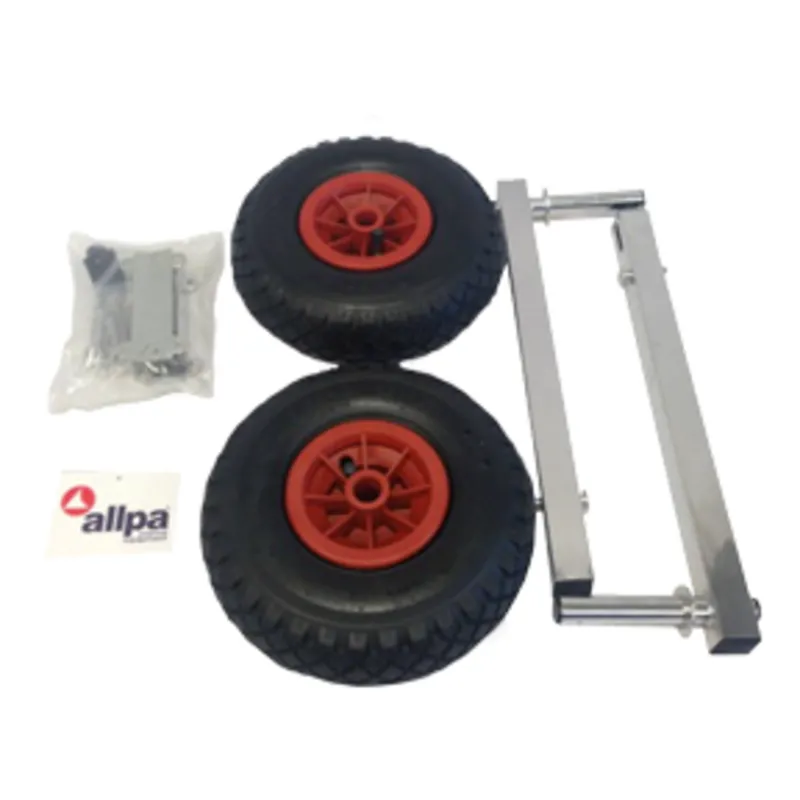 Niro Transporträdersatz für Schlauchboot Typ 'Ibis 2', Max. 150kg (Klappbar)