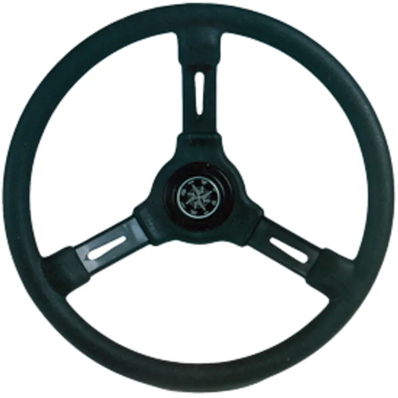 Seastar Safe-T Qc Steuersystem mit Kabel 30' (9.15m) + Riviera Steuerrad Schwarz