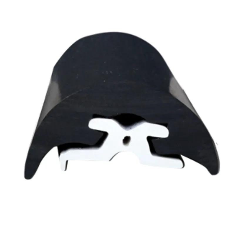 Scheuerleiste 'Radial 80', H=52mm, Rollenlänge 16m, Schwarz