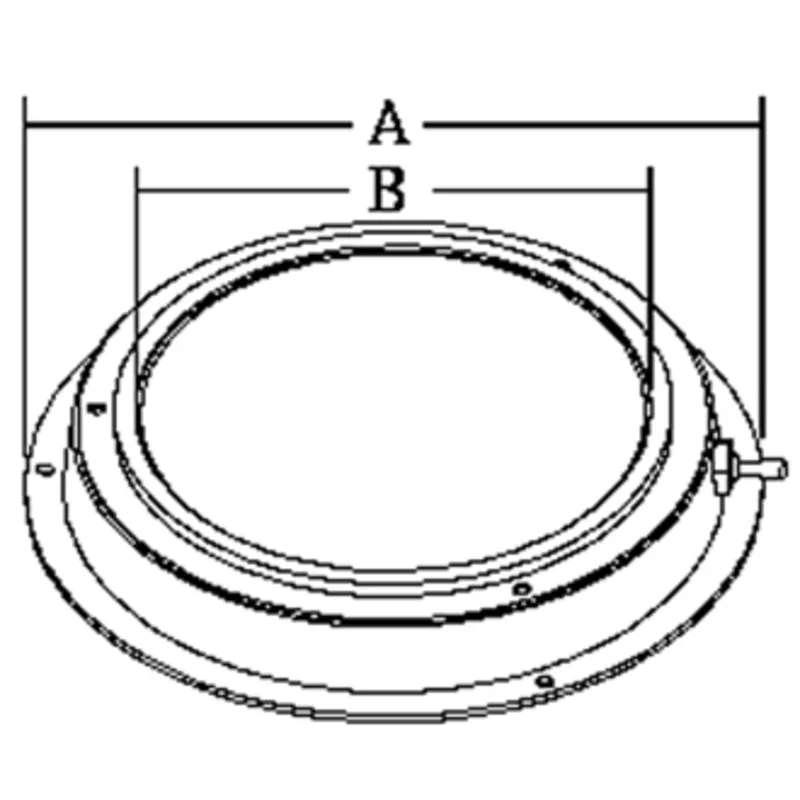 Messing Kajütlampe mit Geriffelter Linse, 12v/8w, A=110mm, B=70mm, mit Ventilation & Schalter