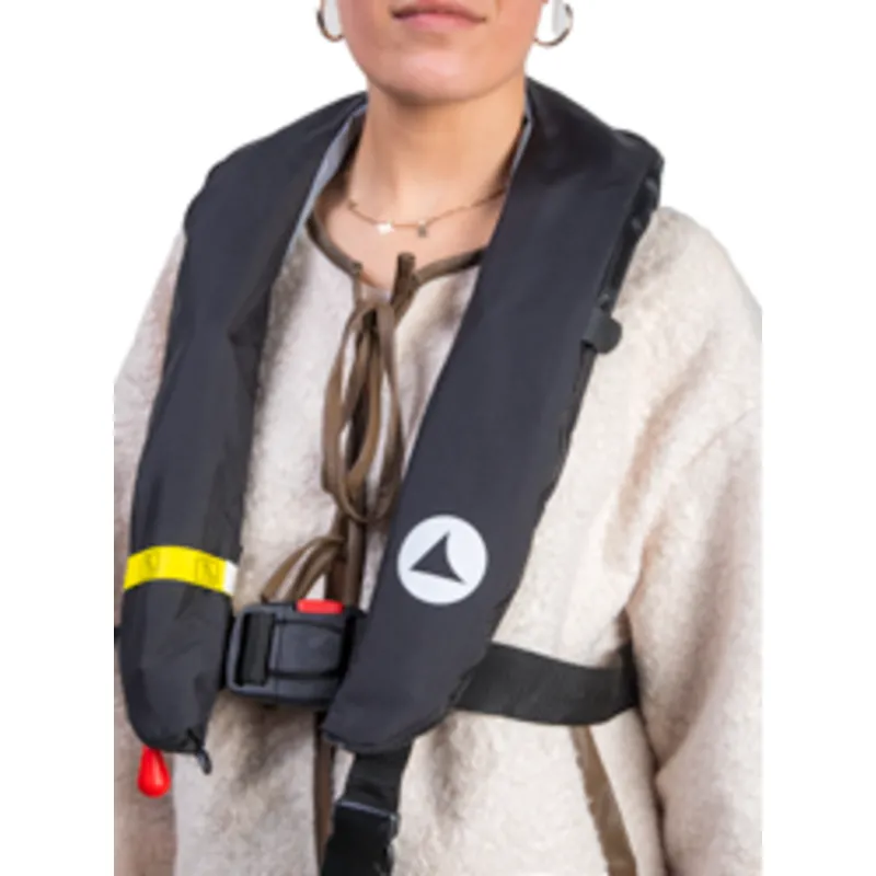 Automatische Rettungsweste Modell Antares EVO Harness 165N >40kg Schwarz