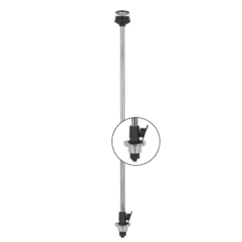 Led Navigations Stablaterne 12v, 360°; L=1000mm, Fussmontage