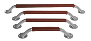 Niro Handläufe mit Leder-Überzug