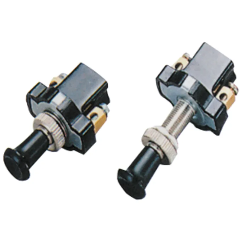 Druck-/Zugschalter On/Off, 5a, L=20mm, Bohrloch Ø8mm