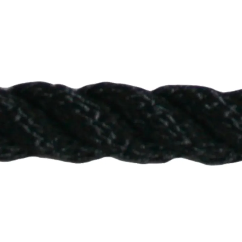 Allcord-1, Geschlagenes Polyester, Ø12mm, Schwarz; Eco