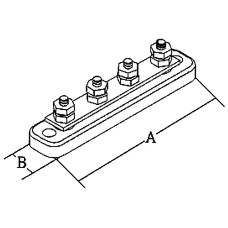 Verbindungsstreifen (Platte Aus Zinn. Abs-Basis), 6-Verbindungen, 150a, 231x31mm