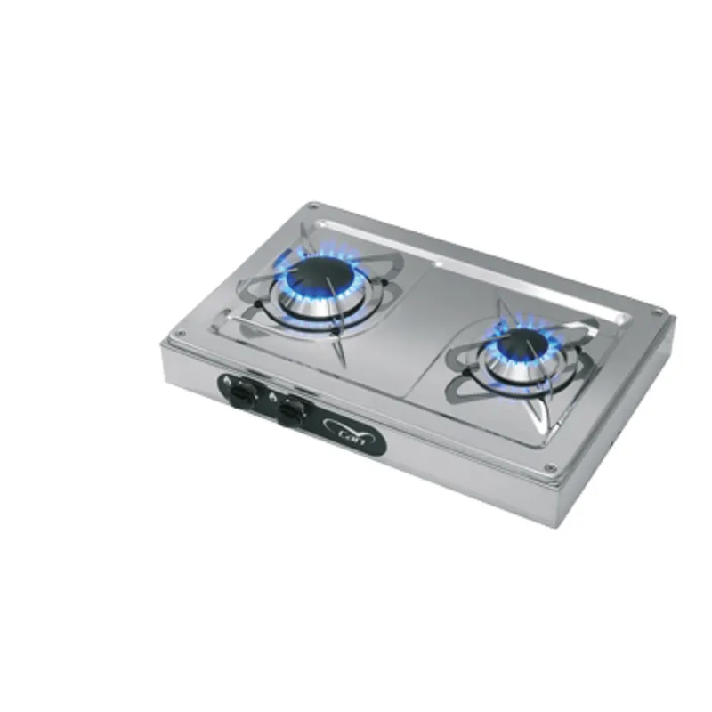 Gaskocher aufbau, Brenner: 1x Klein/1x mittel, 440x290x90mm