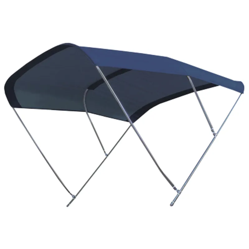 Sonnen-Top Modell 'Biminox', Blau, 245x245x145cm, Niro Streben