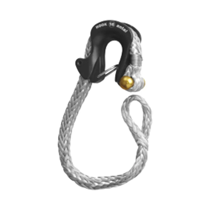 Antal Aluminium Low Friction Hook (mit Schnapphaken), Arbeitslast 1500kg, Loop Bruchlast 4500kg
