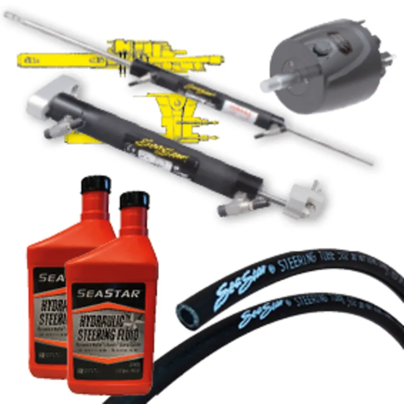 Seastar Hydraulische Z-Antriebsteuerung mit Tilt Steuerkopf für Mercruiser Usw. (mit Servolenkung)
