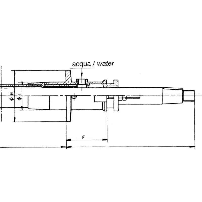 Bronzenes Flexibles Innenlager, für Welle Ø50mm & Stevenrohr Ø65mm