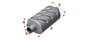 allpa Kunststoff-Schalldämpfer