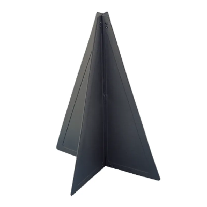 Kunststoff Signalkegel, Zusammenlegbar, 460x330mm, Schwarz