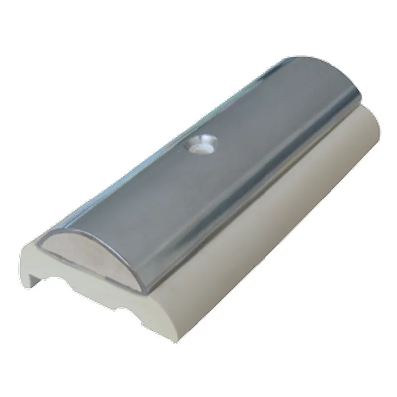 Kunststof basisprofiel hoog voor 'Sphaera 25', minimale order 12m, wit