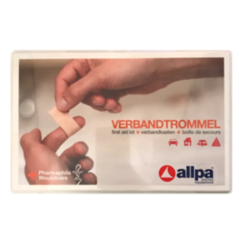 Erste-Hilfe-Kasten Typ 'B', Standard Inhalt, Komplett mit Wandhalterung