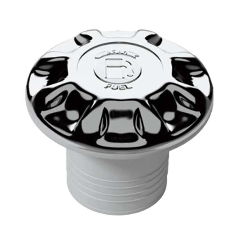 Deckeinfüllstütze Kunststoff-Verchromt 'Water', Schlauchanschluss Ø38mm, Flansch Ø88mm