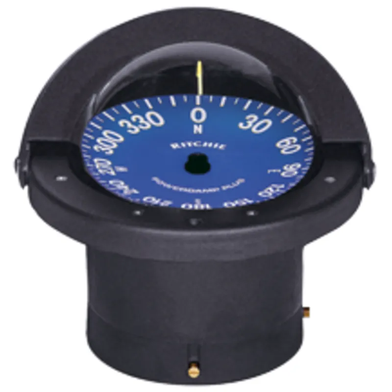 Ritchie Kompass Modell 'Supersport Ss-2000', 12v, Einbaukompass, Rose Ø114,3mm/5°, Schwarz