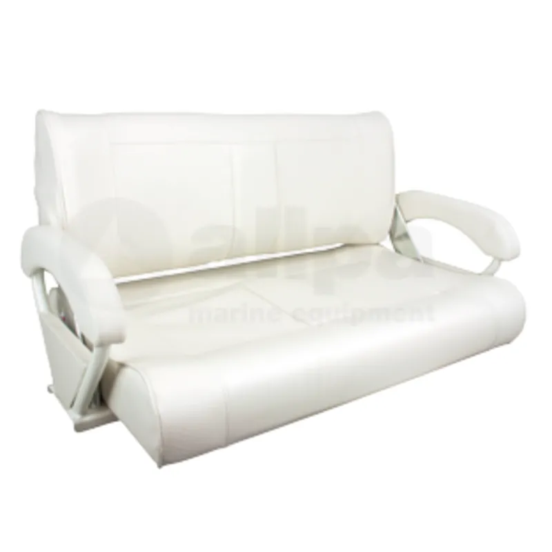 Steuerbank Modell 'Twin 46' Flip-Back & Up, Weiß