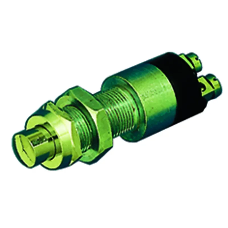 Messing-Verchromter Druck (Kontakt) Schalter, 30a, Bohrloch Ø14mm