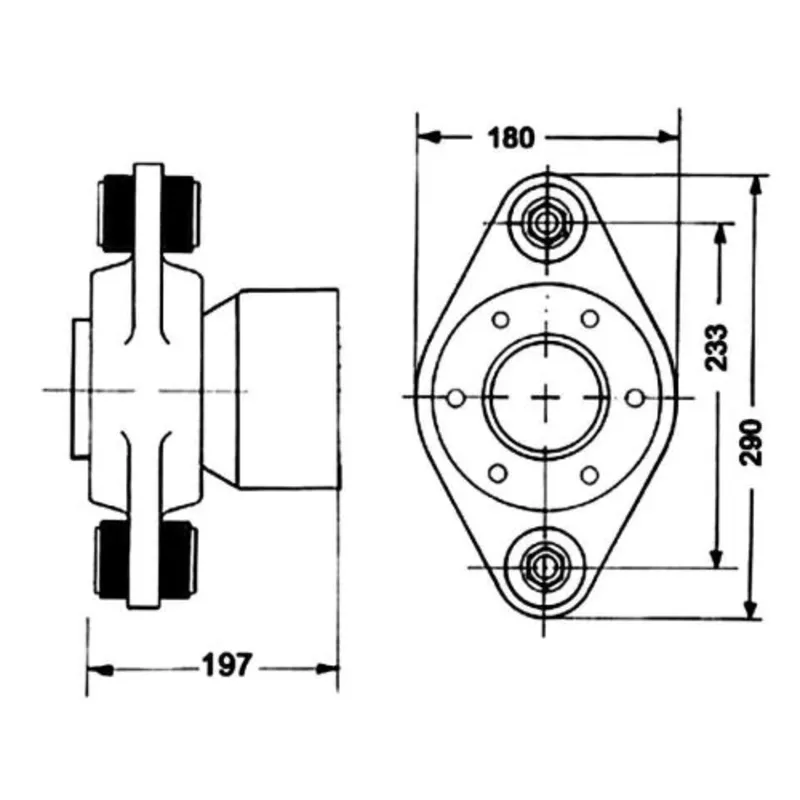 Hydradrive Homokinetische Antriebswelle Hd-142, L=270mm
