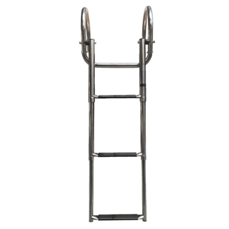 Niro Teleskopische Badeleiter 'Prince' für Badeplattform; 2+1 Ovale Stufen