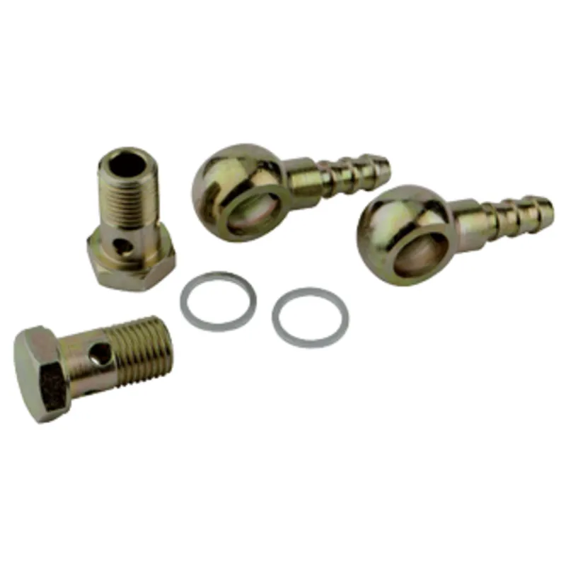 90° Anschlussatz 10mm (2x Banjobolzen mit Adapter)
