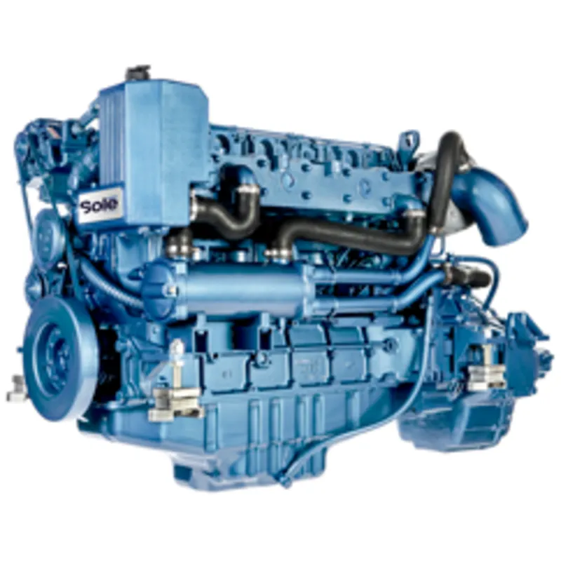 Solé Schiffsdiesel Sdz 205 Turbo mit Technodrive Wendegetriebe Tm265a, R=2.30:1