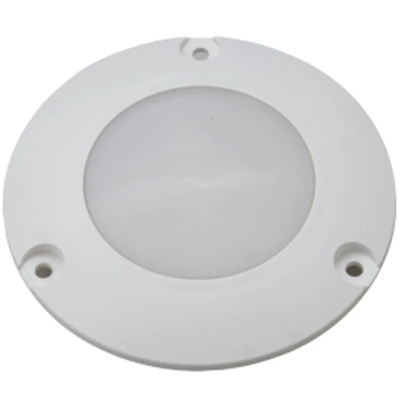 Kunststoff Led-Deckenleuchte, Ø106,7mm, Einbau, 12v/2w, Led 5x 5ø, Warm White, Ip67