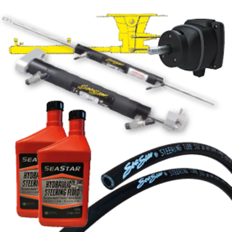Seastar Hydraulische Z-Antriebsteuerung mit Tilt Steuerkopf für Volvo "Diesel" (mit Servolenkung)
