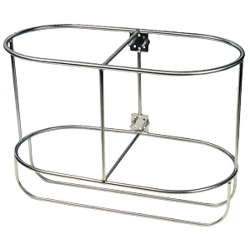 Niro Fenderkorb, Gerades Modell für 2 Fender, A=475mm, B=320mm (Comet 4)