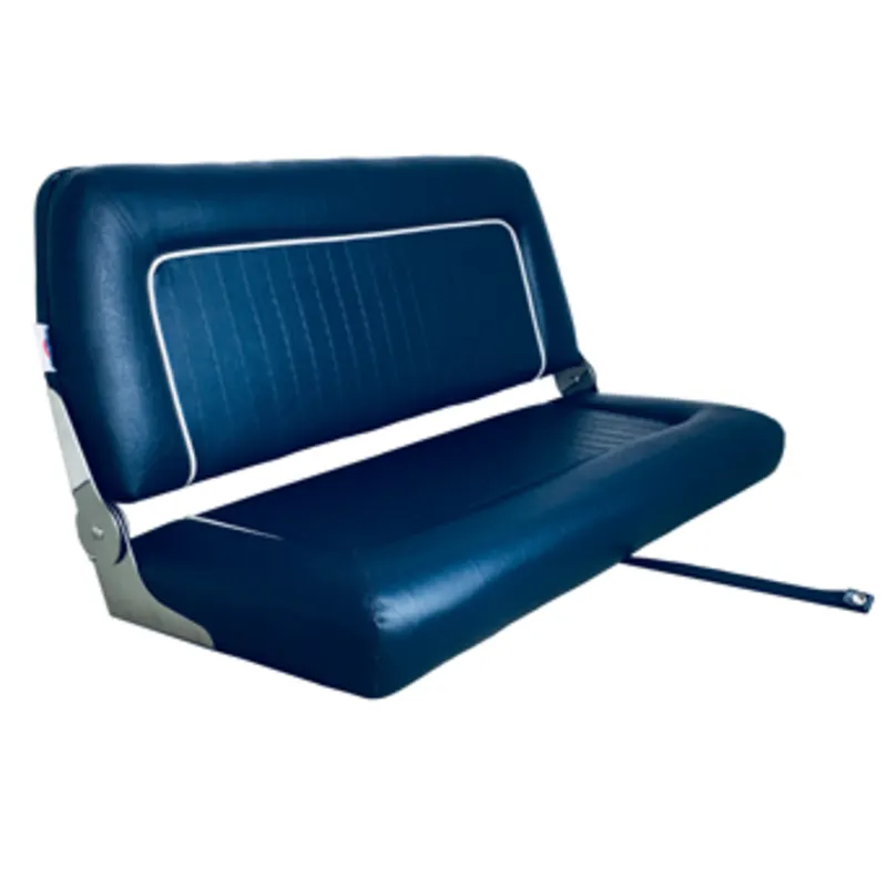 Steuerbank Modell 'Coach De Luxe Twin', Navy; Abm. 51x94x44cm
