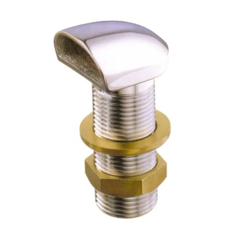 Messing-Verchromte Entlüftungsnippel, 1/2"