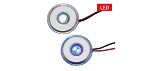 LED Orientierungsleuchte, Weiß / Blau