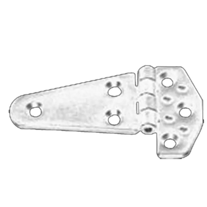 Polyamid-Kunststoffscharnier, mit Widerstand Weiß, 80x60mm, 270°