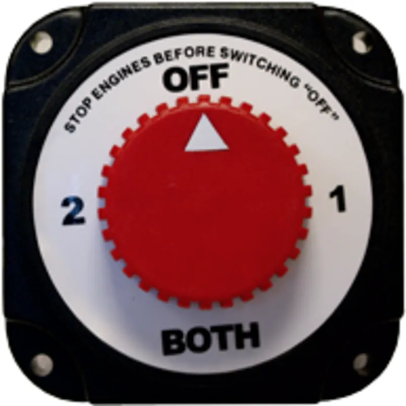 Batterieschalter, Kunststoff, 350a Dauerleistung (Spritzwasserdicht)