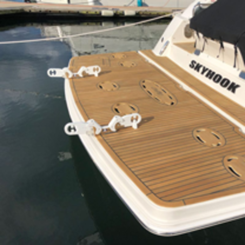 Hurley Chocks (Paar) Weiß Zur Direkten Montage Auf Schwimmplattformen