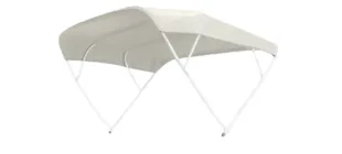 Aluminium Sonnentop Modell 'Sixty' - weiß