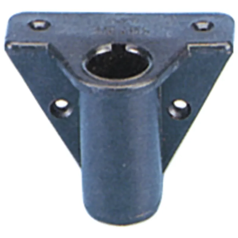 Kunststoff Tülle, Zum Aufschrauben, Ø17mm, Schwarz