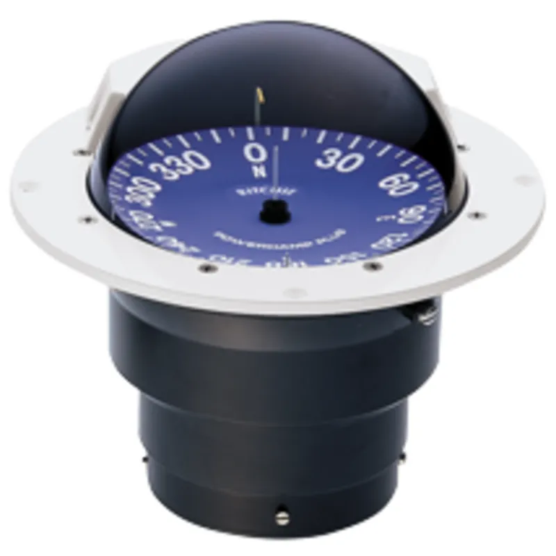 Ritchie Kompass Modell 'Supersport Ss-5000w', 12v, Einbaukompass, Rose Ø127mm/5°, Weiß