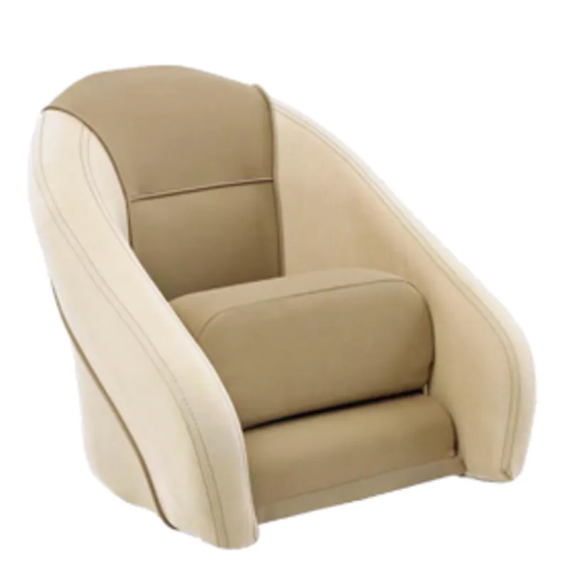 Steuerstuhl Modell 'Romeo' Flip-Up, Beigefarben/Beigefarben