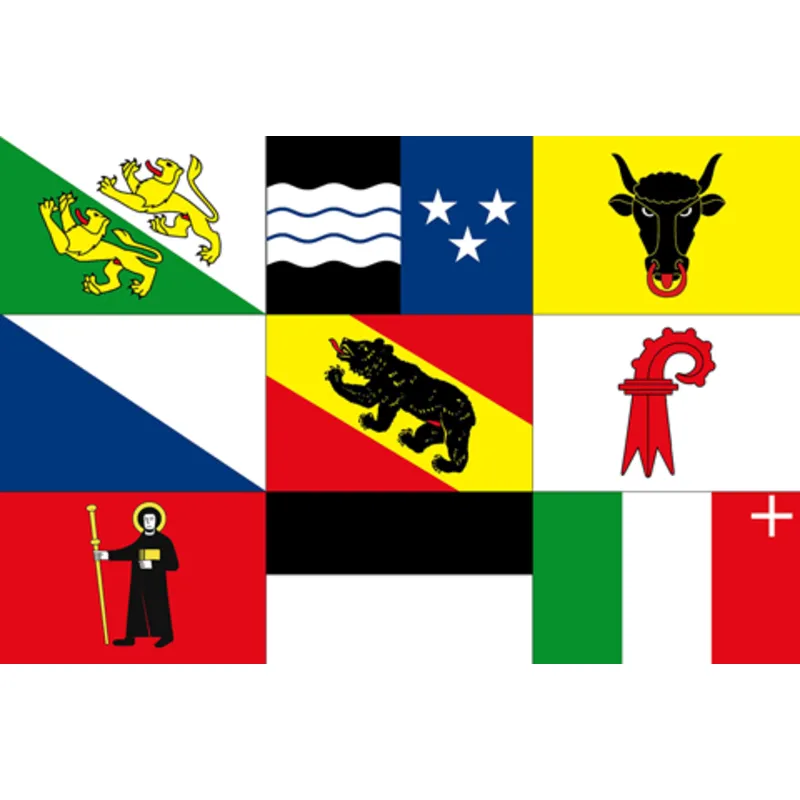 Basel Land Flagge 20x30cm