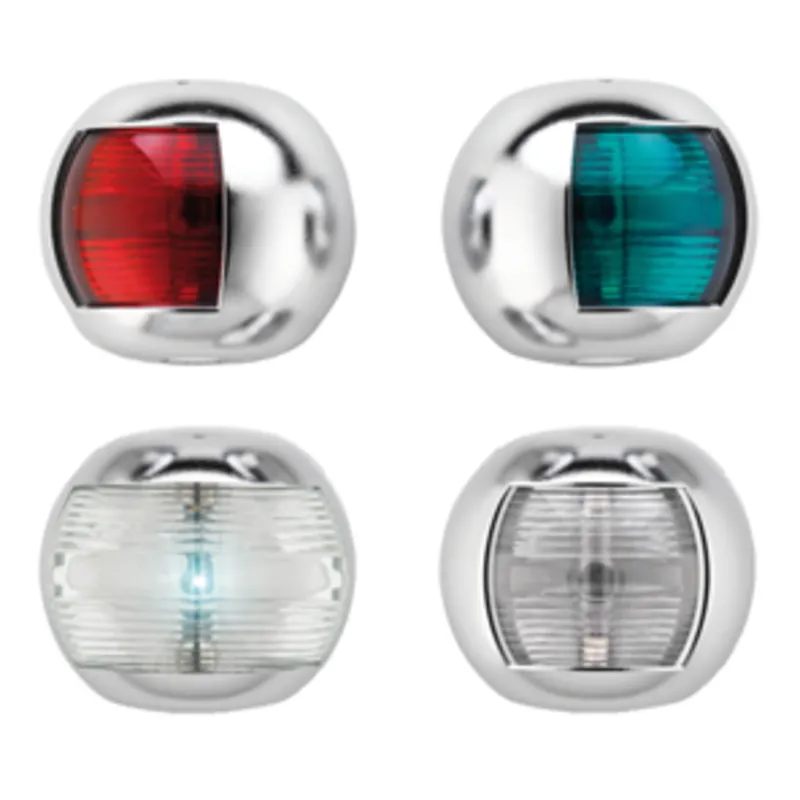 Positionslaterne, Verchromt; Grün, 112.5°