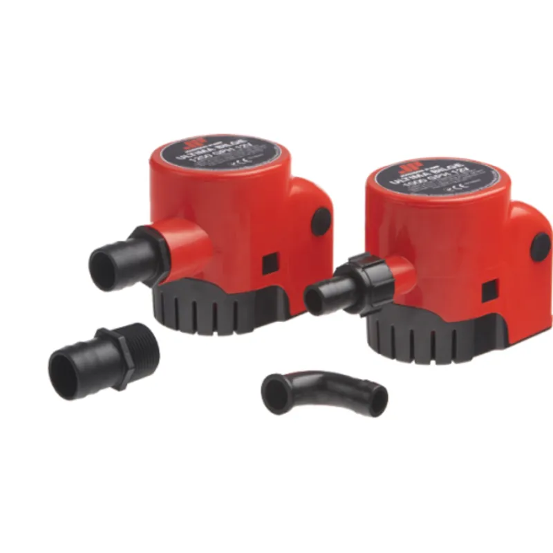 Johnson Pump Ultima Bilgepumpe mit Schwimmschalter, 600gph, 12v/2,5a, 38l/Min, Schlauchanschluss 3/8"