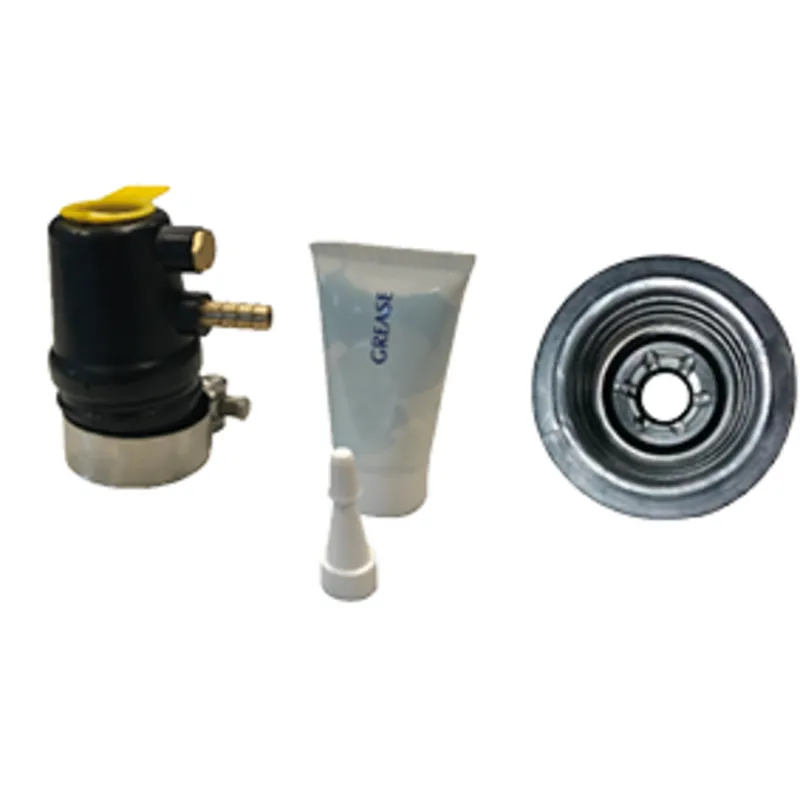 Gummi Wellen-Abdichtung mit Wasser- und Fetteinlass, 25x43mm, Evo